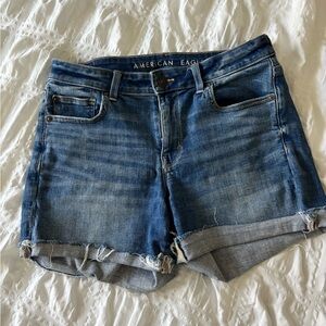 American Eagle Outfitters Women's Classic Blue Jean Shorts